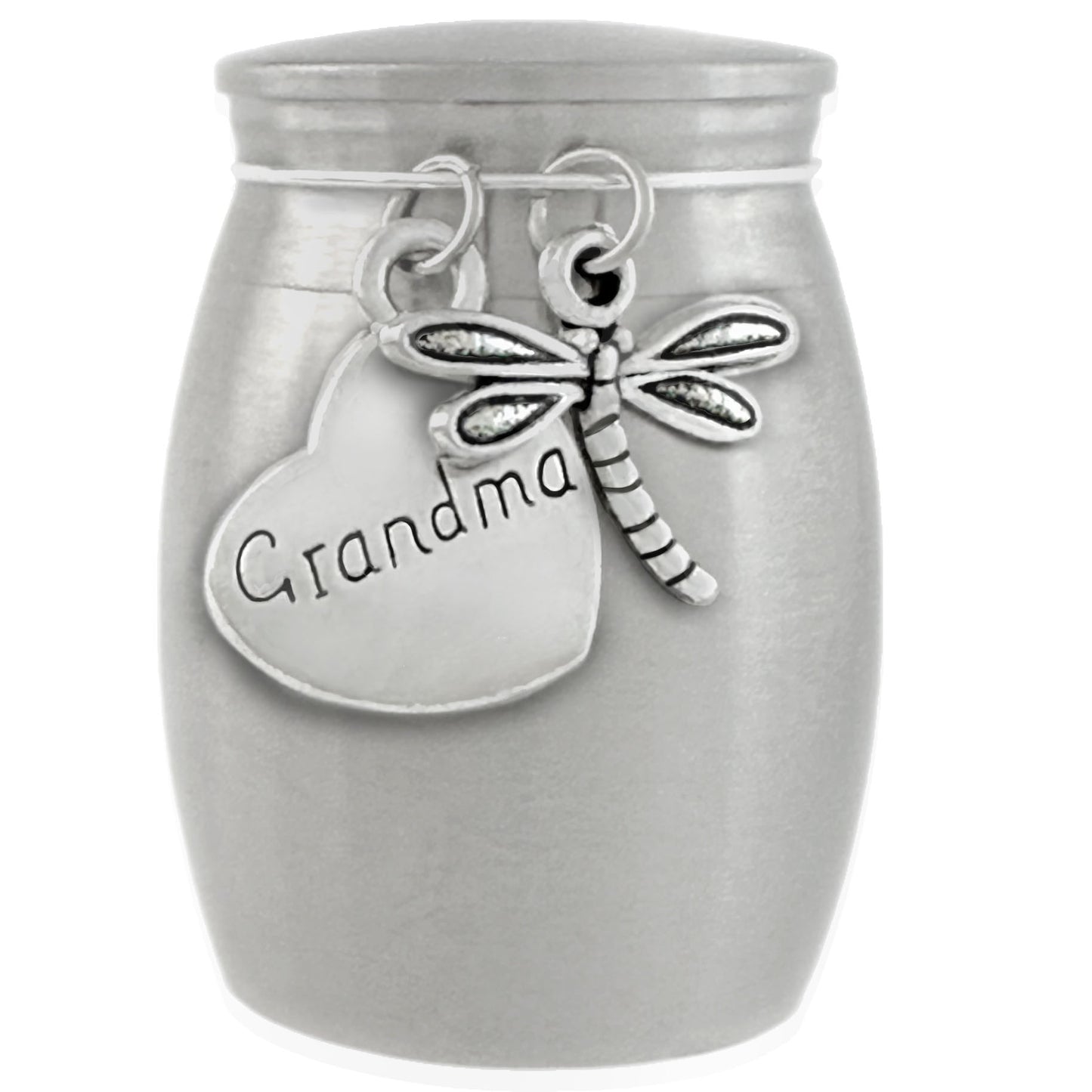 Small Urn for Grandma Dragonfly Keepsake Miniature Ashes Holder for Loss of Grandmother for Cremation Ashes Memorial Vial