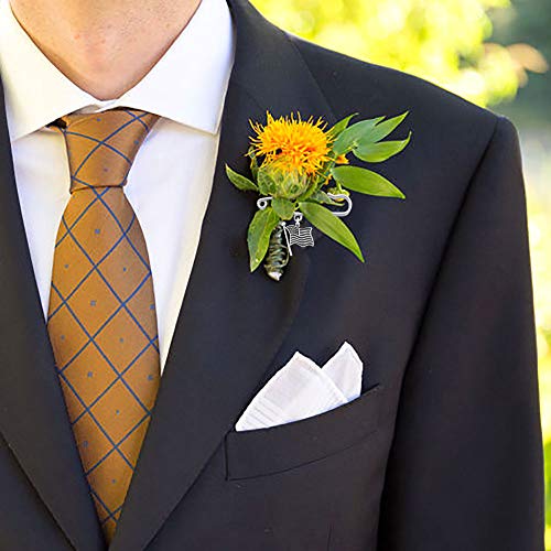 American Flag Pin for Veteran Wedding Memorial Boutonniere or Bouquet