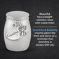Grandma Butterfly Small Urn for Human Ashes Cremation Keepsake Memorial Stainless Steel for Family