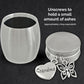 Grandma Butterfly Small Urn for Human Ashes Cremation Keepsake Memorial Stainless Steel for Family