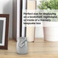 The small guitar urn is the perfect size for displaying on a bookshelf, nightstand, or inside of a memory keepsake box to keep a small amount of ashes.