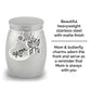 Small Urn for Mom Butterfly Keepsake Miniature Ashes Holder for Loss of Mother for Cremation Ashes Memorial
