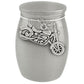 Small Mini Motorcycle Biker Keepsake Memorial Cremains Holder Container Jar Vial Brushed Stainless Steel Cremation Funeral Urn