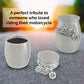 Small Mini Motorcycle Biker Keepsake Memorial Cremains Holder Container Jar Vial Brushed Stainless Steel Cremation Funeral Urn