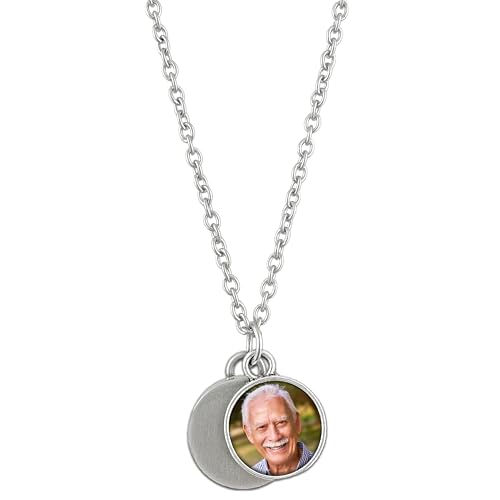 Memorial Photo Urn Necklace For Cremation Ashes  DIY Kit for Adding Your Own Photo