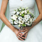 Bridal Wedding Bouquet Round Photo Charm Beaded Edge Brides Memento