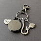 Dad Fishing Urn Keychain for Human Ashes Keepsake Small Cremation Ashes Holder