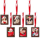 Make Your Own Photo Christmas Ornaments Kit 6 Vintage Copper Portrait Rectangles