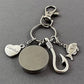 Grandpa Fishing Urn Cremation Ashes Holder Keepsake Keychain Memorial Gifts for Loss of Grandfather