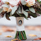 Rose Gold Wedding Bouquet Photo Charm Memorial for Bridal Bouquet