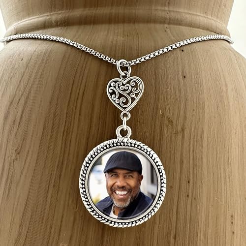 Urn Photo Charm Hanger for Cremation Ashes Urns Add Your Own Photo to Decorate or Personalize Urn (Full Size Urns)