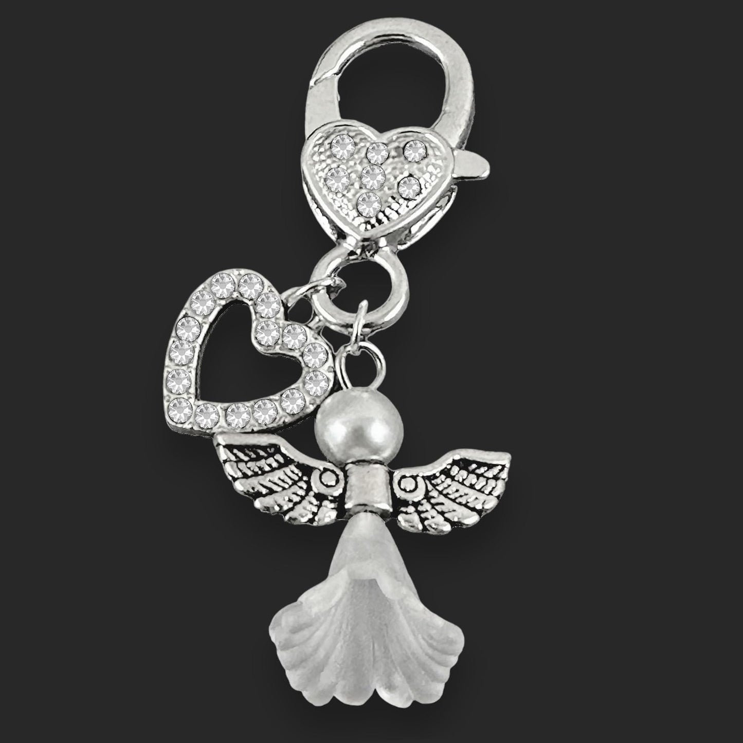 Angel for Bride's Bouquet Memorial Wedding Charm Memory Gift for Wedding Day Flowers